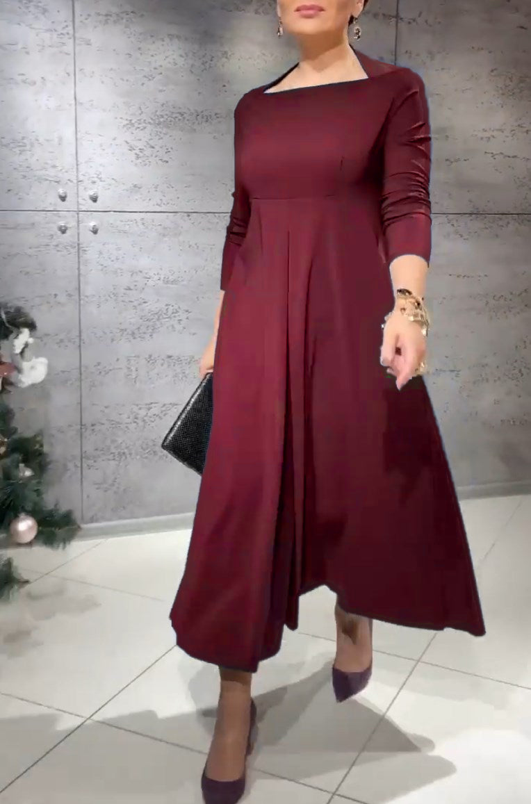 Long linen summer dress