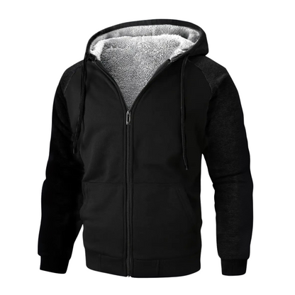 Men's Hoodie Sherpa Fleece Warm Lined