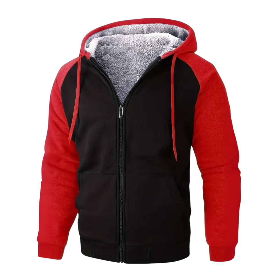 Men's Hoodie Sherpa Fleece Warm Lined