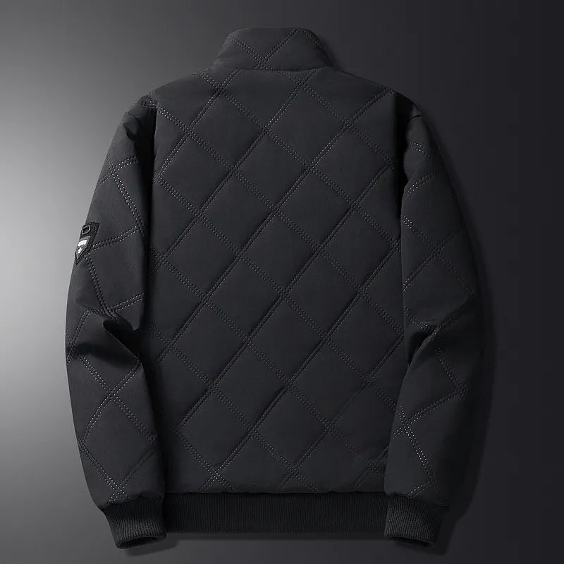 Herren Fleece Mantel Warm Winterjacke - IdealeKleiden