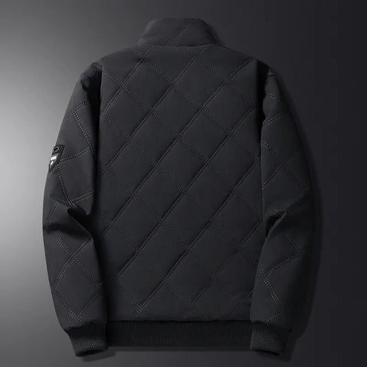 Herren Fleece Mantel Warm Winterjacke - IdealeKleiden