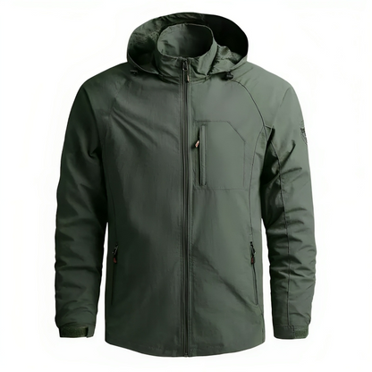 Men's Waterproof Hooded Windbreaker Outdoor Jacket
