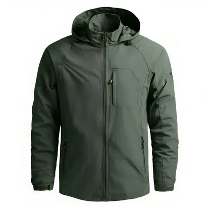 Men's Water-Repellent Softshell Jacket with Hood