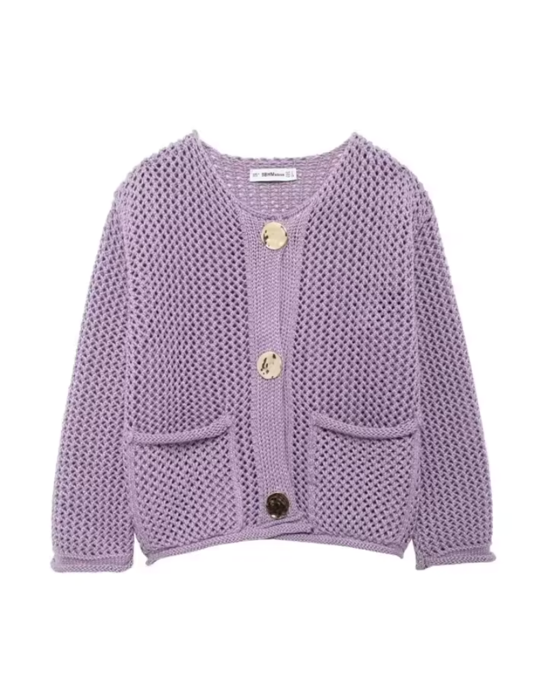Soft Burgundy Cardigan