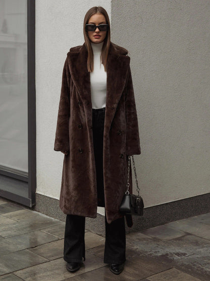Elegant Women's Long Winter Coat