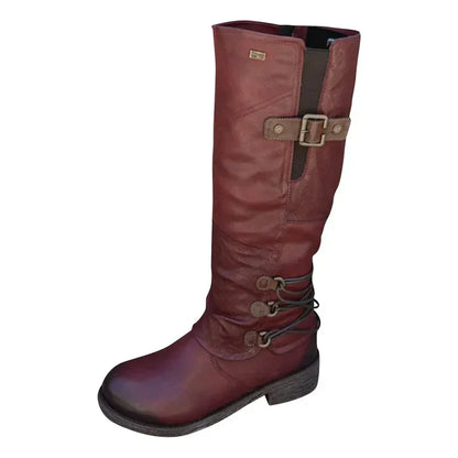 Serafina Women's Over-the-Knee High Heel Winter Boots