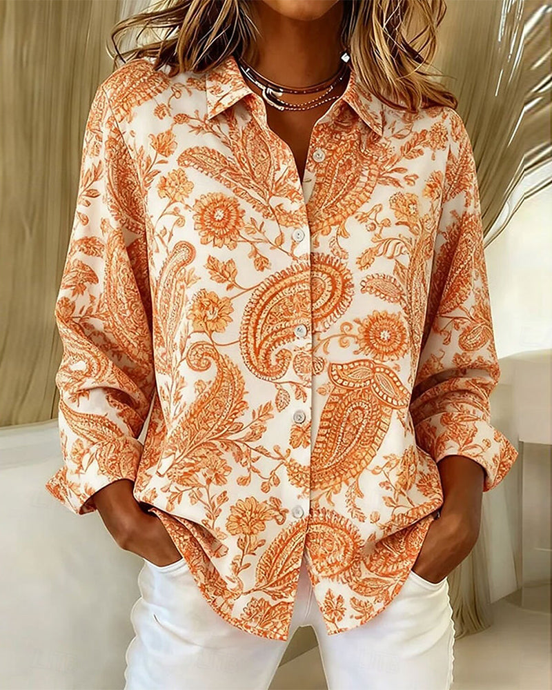 Vintage Printed Elegant Dress