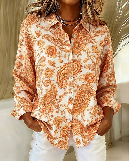 Vintage Printed Elegant Dress