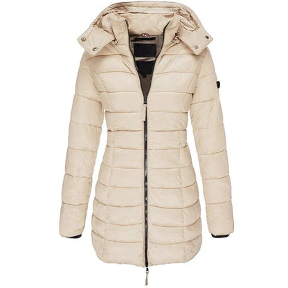 Women's Winter Parka Long Hooded Puffer Jacket