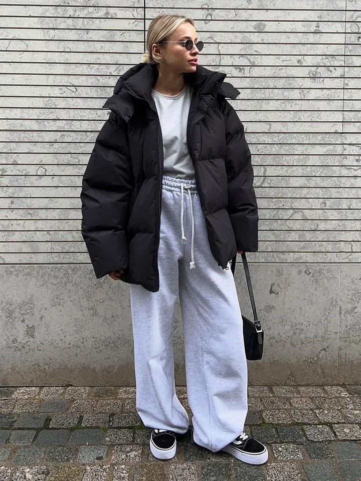 Warm Winter Jacket Women Elegant Modern Seasonal Collection