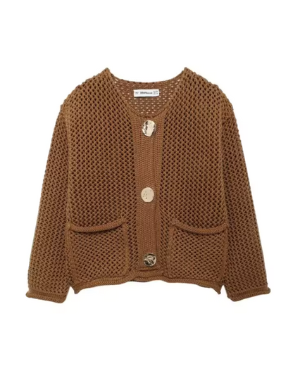 Soft Burgundy Cardigan