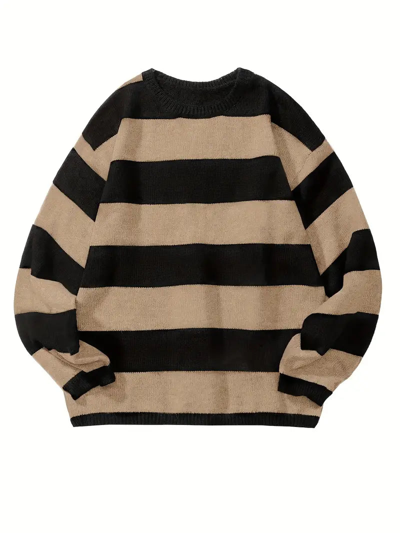Men's Striped Retro Style Pullover