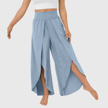 Women's Boho Pants Wide Comfortable Slit