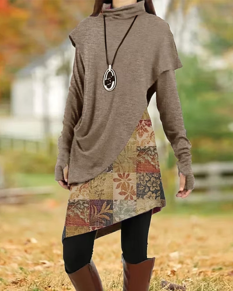 Colorful Patchwork Dress