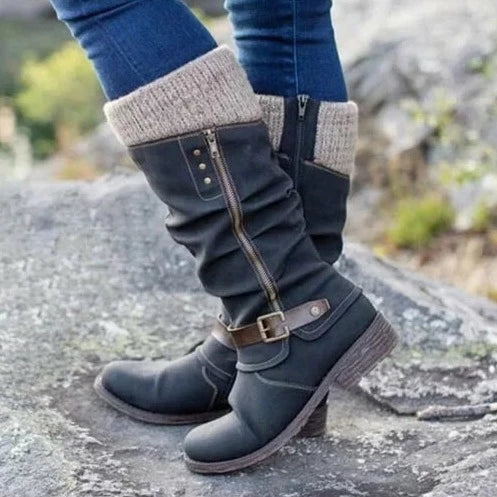 Stylish Ankle Boots for Women with Buckle