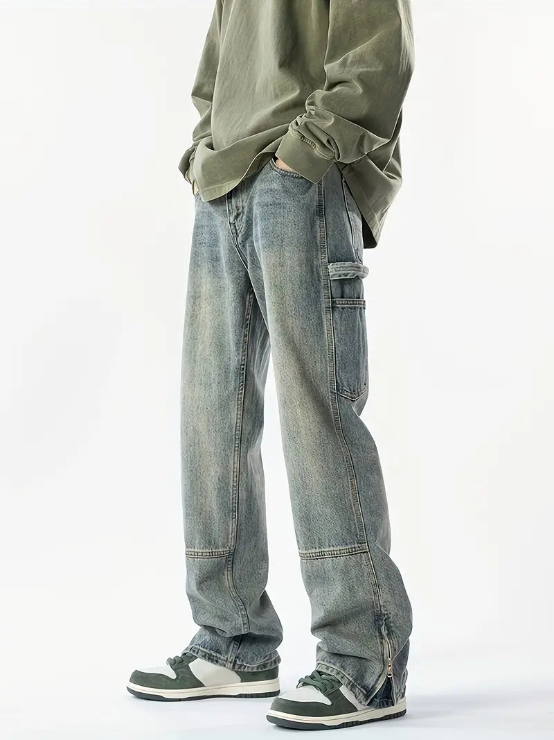 Men's Retro Style Casual Jeans