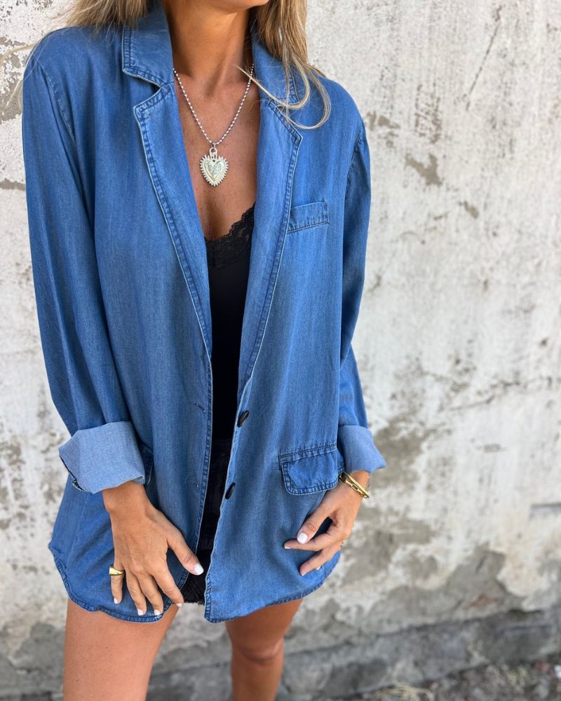 Stylish Women's Blazer Jacket Model