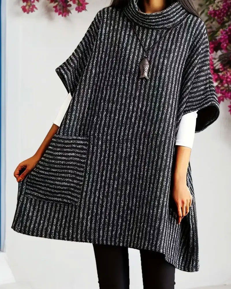 Classic Turtleneck Sweater Chunky Knit
