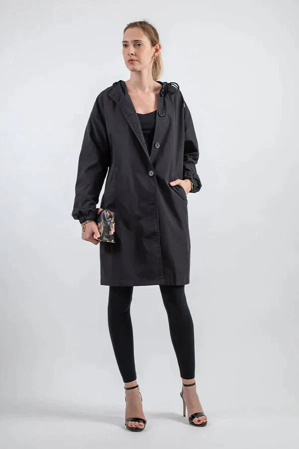 Women's Waterproof Button-Up Jacket Practical