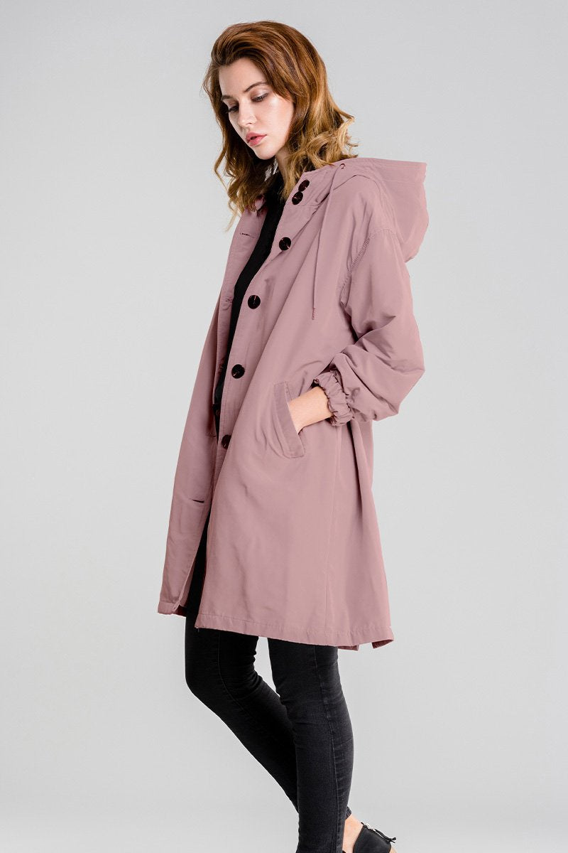 Women's Large Waterproof Winter Coat with Hood