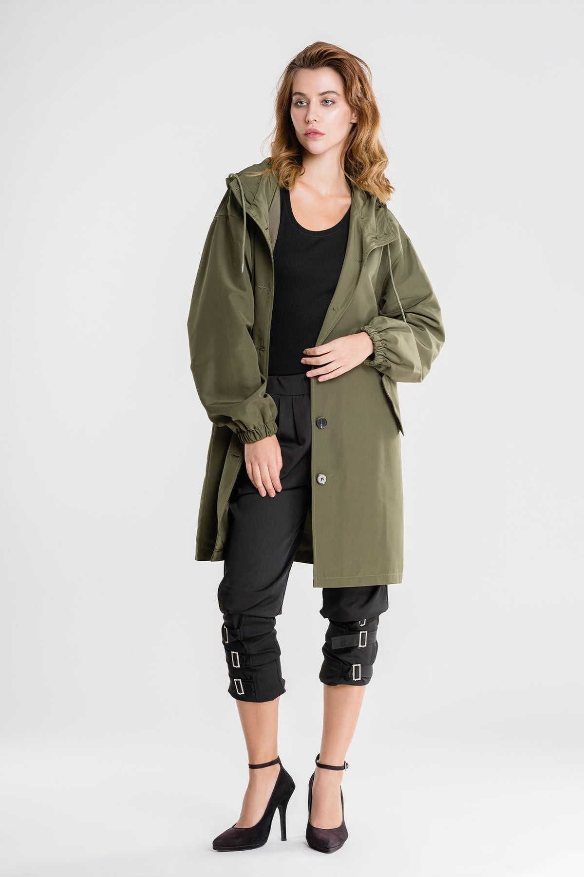 Plus Size Women's Waterproof Windproof Outdoor Rain Jacket