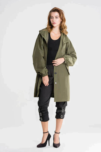 Women's Waterproof Button-Up Jacket Practical