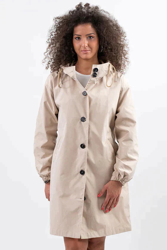 Plus Size Women's Waterproof Windproof Outdoor Rain Jacket