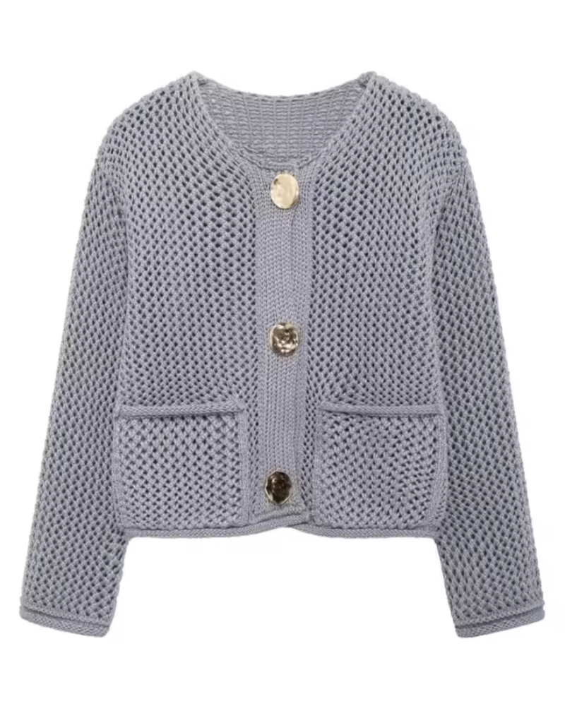 Soft Burgundy Cardigan