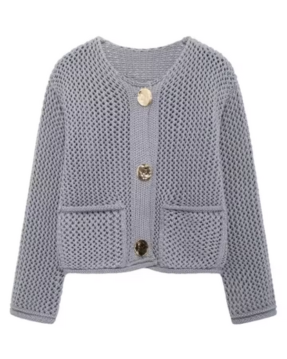 Soft Burgundy Cardigan