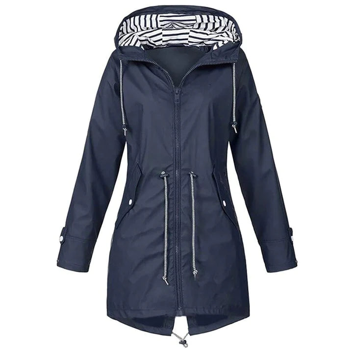 Waterproof Outdoor Jacket Long Adjustable