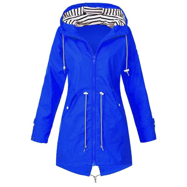 Waterproof Outdoor Jacket Long Adjustable