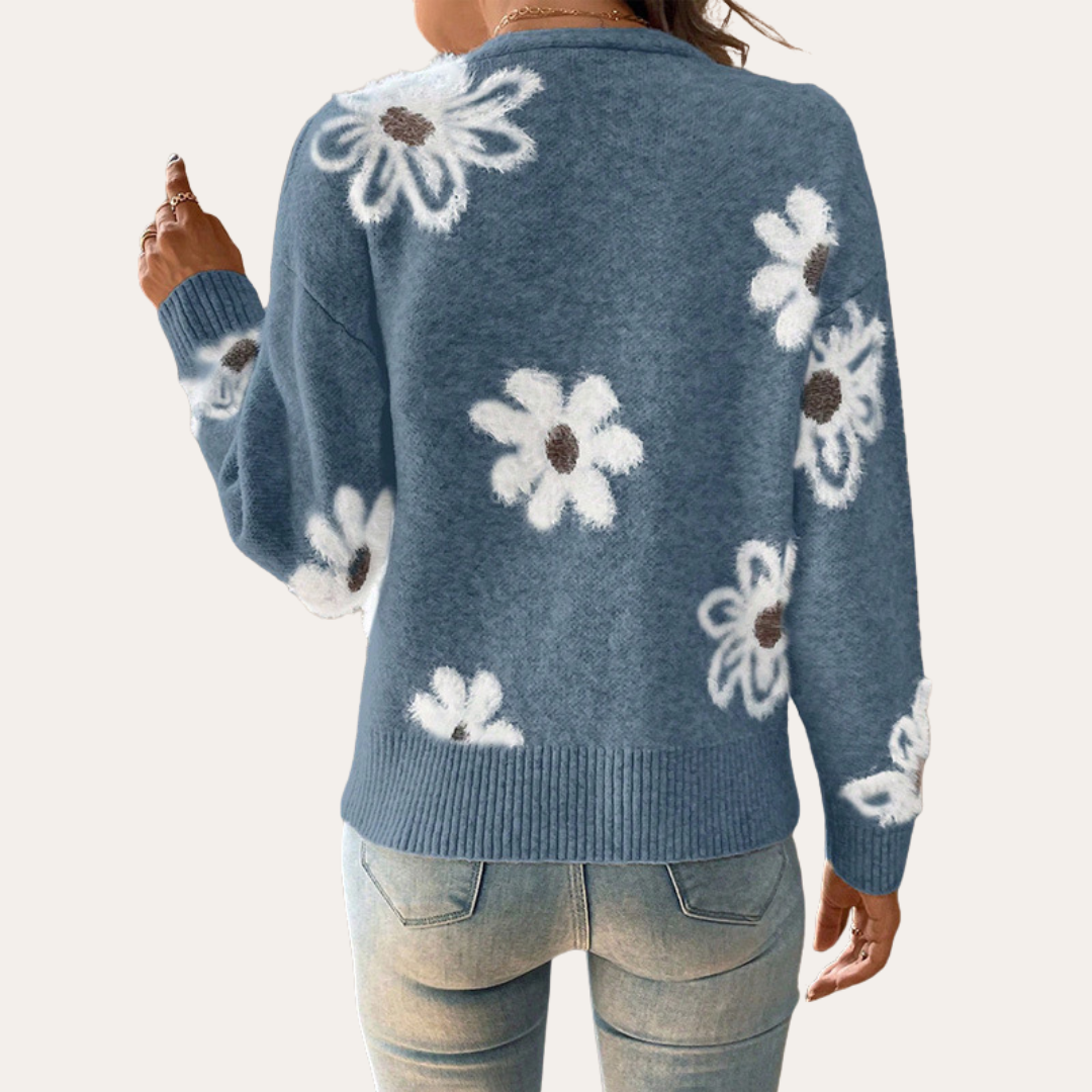 Stylische Damenstrickjacke Modern - IdealeKleiden