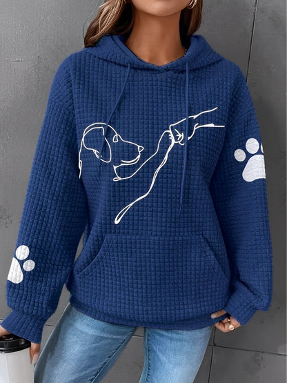 Stylish Women's Jacket | Printed, Soft Sweatshirt Hood