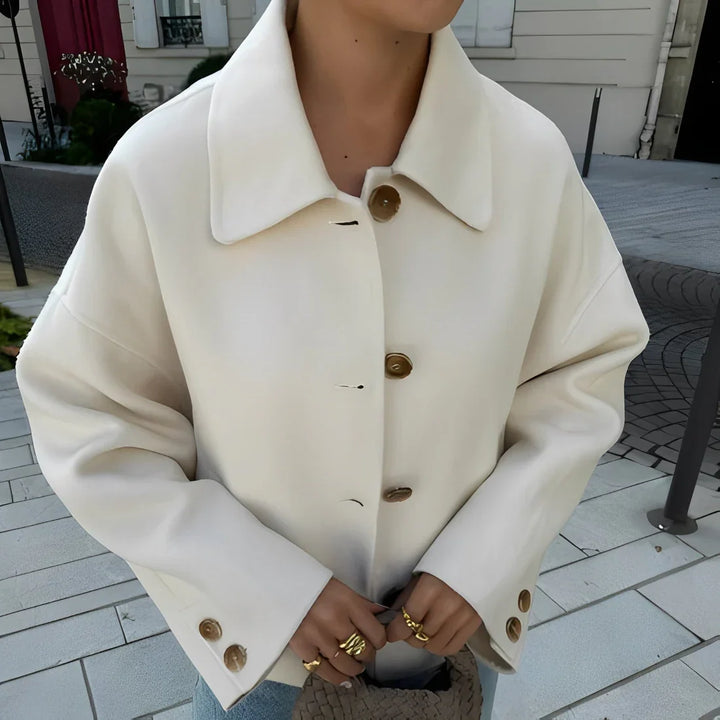 Damen Jacke Lässig Chic Revers - IdealeKleiden