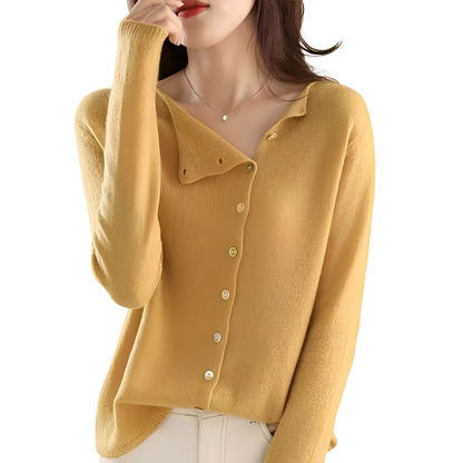 Comfortable Cardigan Women Wool Long Sleeve