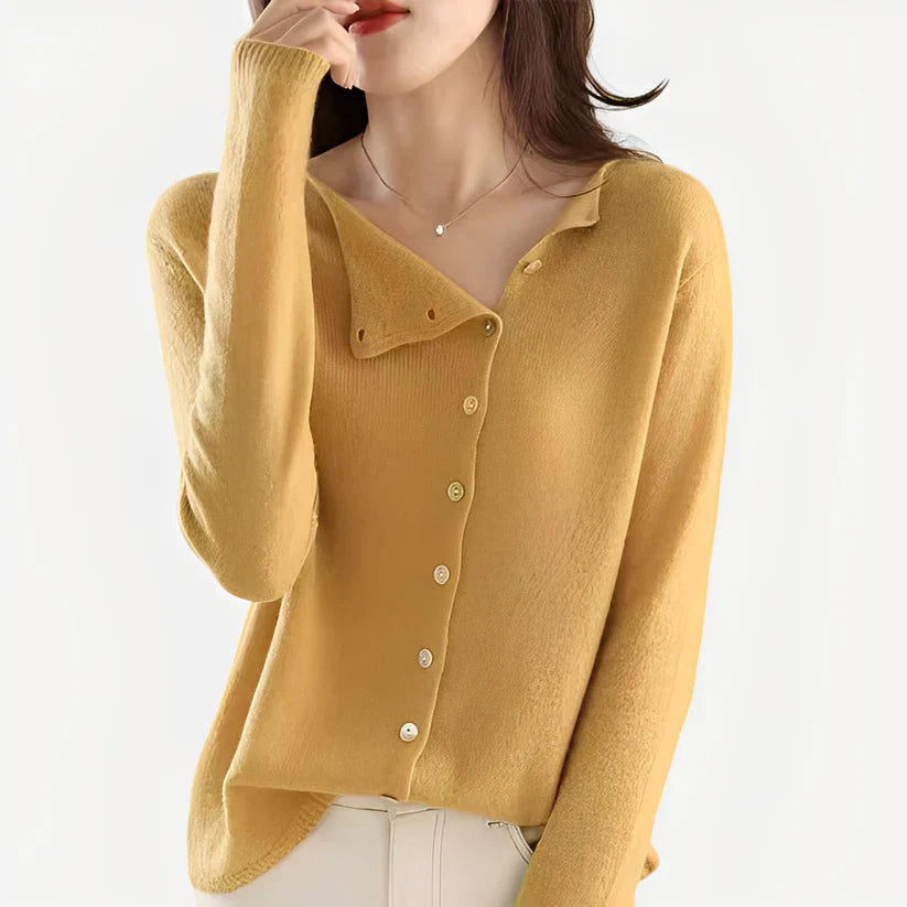 Stylische Damenstrickjacke Warm Elegant