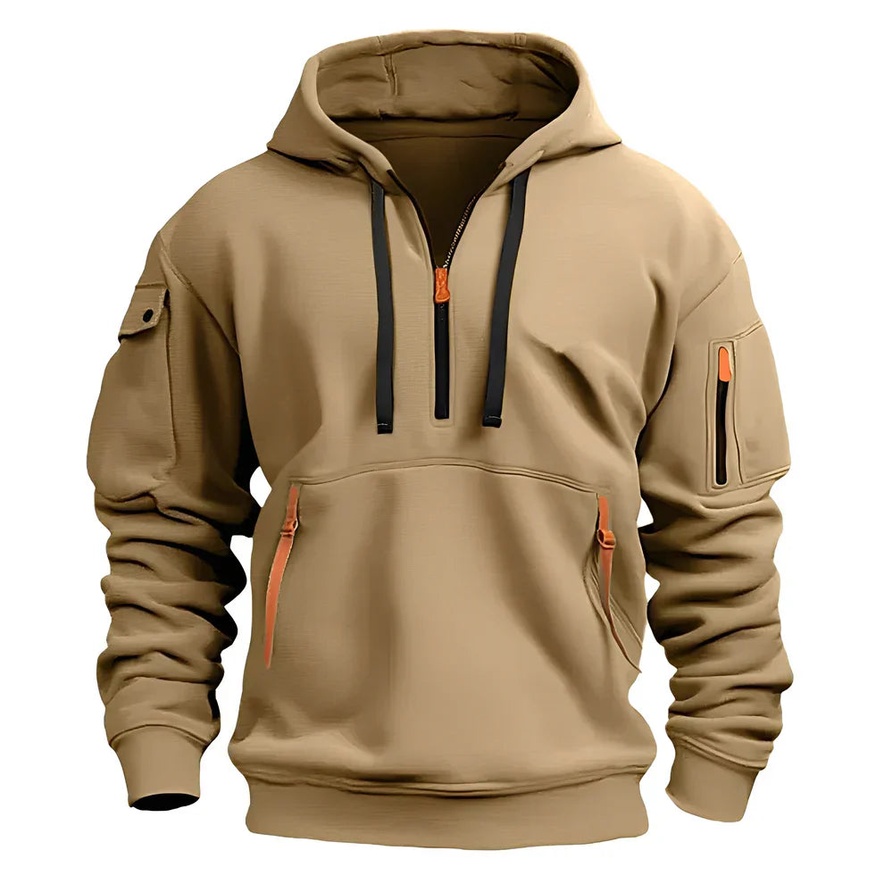 Bequemer Herren Hoodie Lässig Style - IdealeKleiden