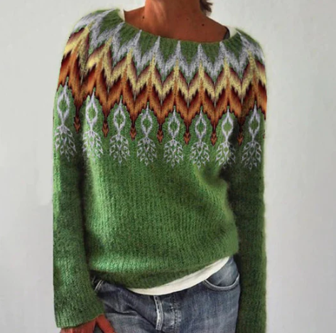 Women's Retro Style Pullover
