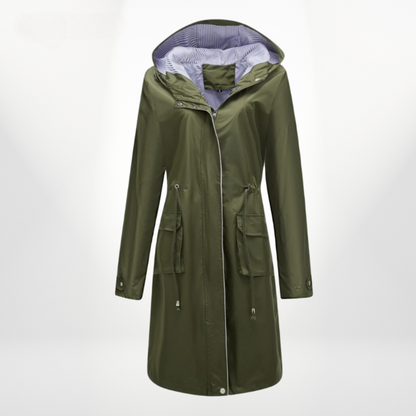 Waterproof Trench Coat Women's Long