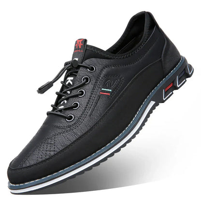 Herren Sneaker Rutschfest Leder Sport