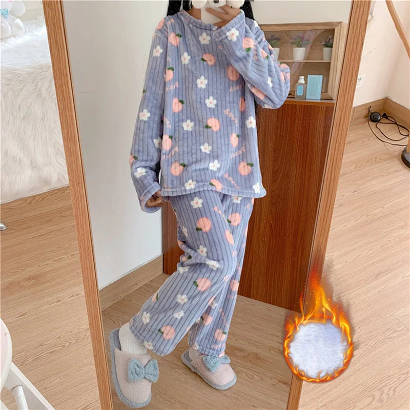Soft Fleece Pajamas for Women - Warm & Comfortable