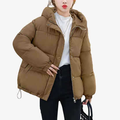 Women's Warm Puffer Hoodie