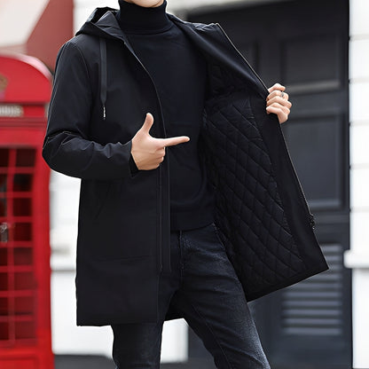Men's Waterproof Winter Jacket with Hood