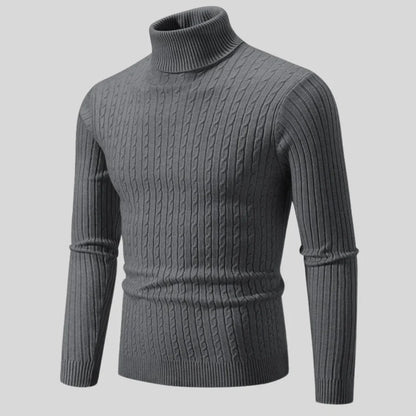 Stylish Men's Turtleneck Sweater Modern