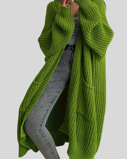 Elegant Women's Long Cardigan