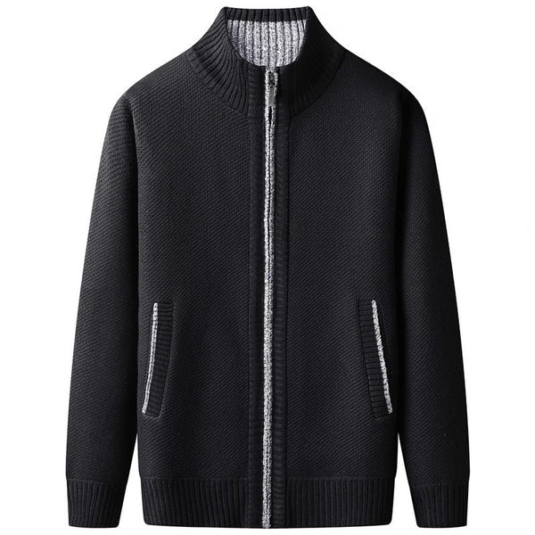 Jan - Stylish High-Neck Knit Sweater