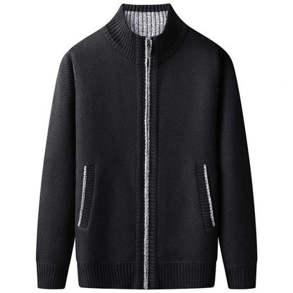 Jan - Stylish High-Neck Knit Sweater