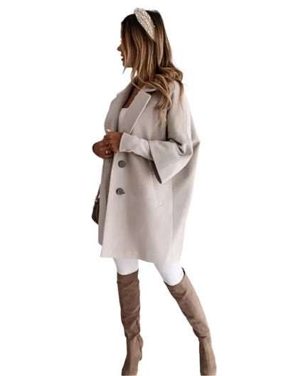 Elegant Women's Trench Coat Loose Fit
