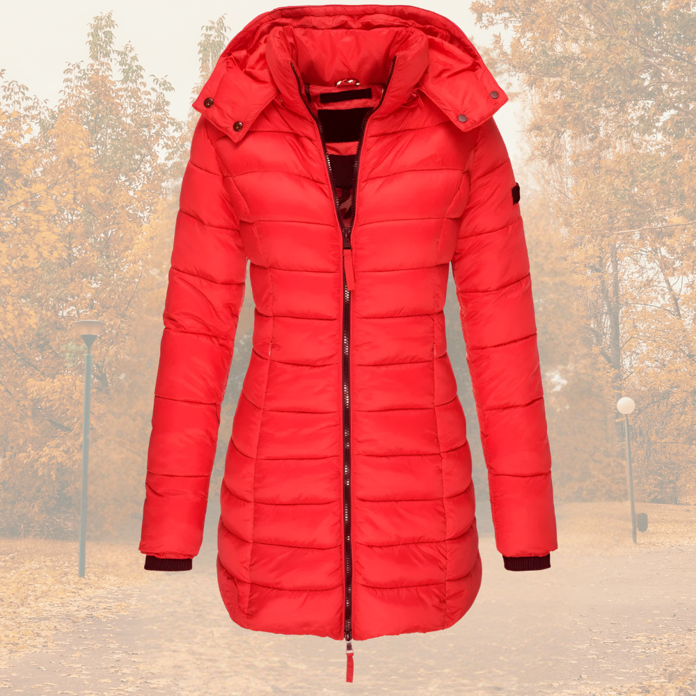 Winterjacke Damen Wattierte Kapuze