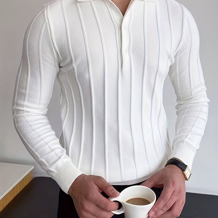 Herren Pullover Slim Fit Strick - IdealeKleiden